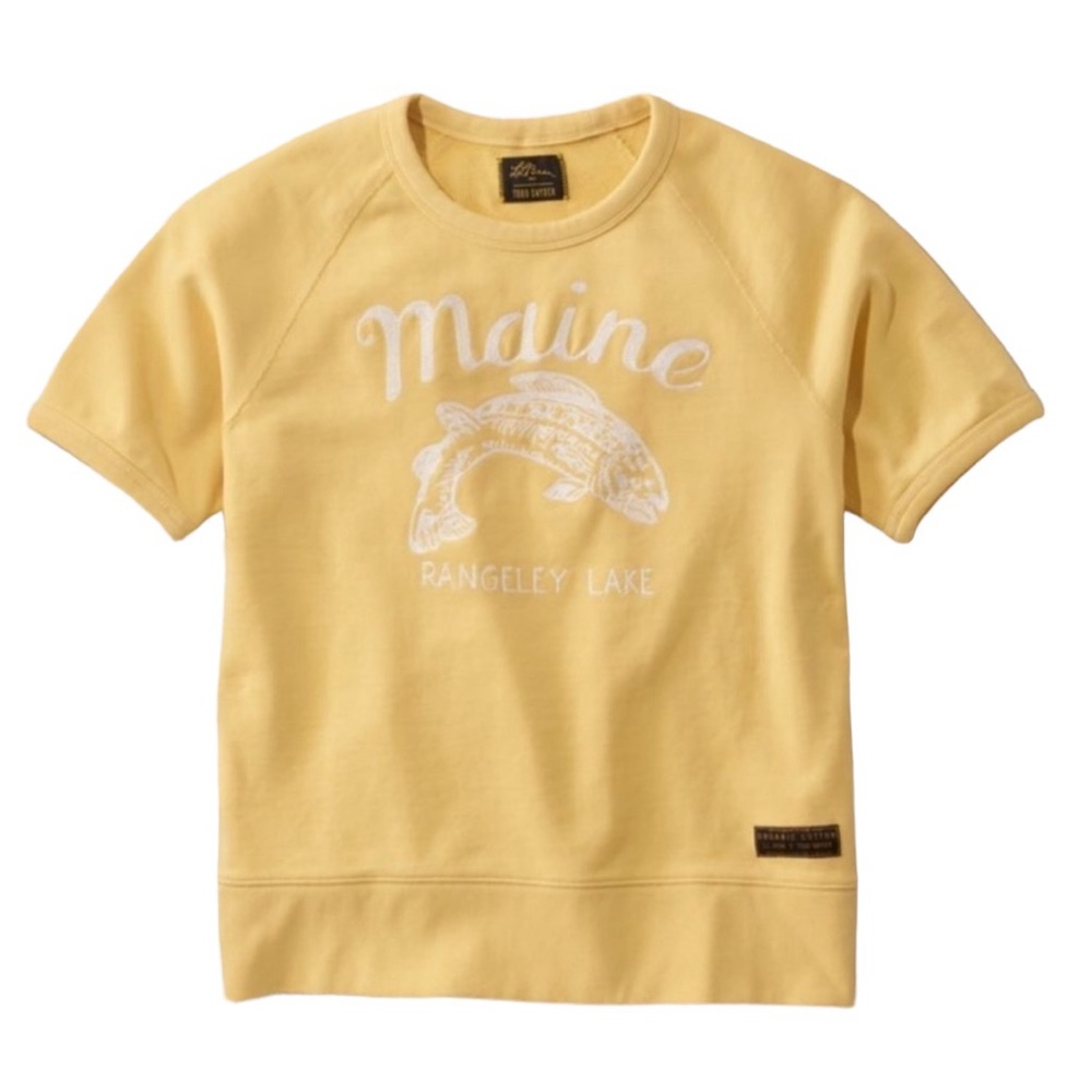 Todd Snyder & LL Bean Yellow Graphic sweatshirt